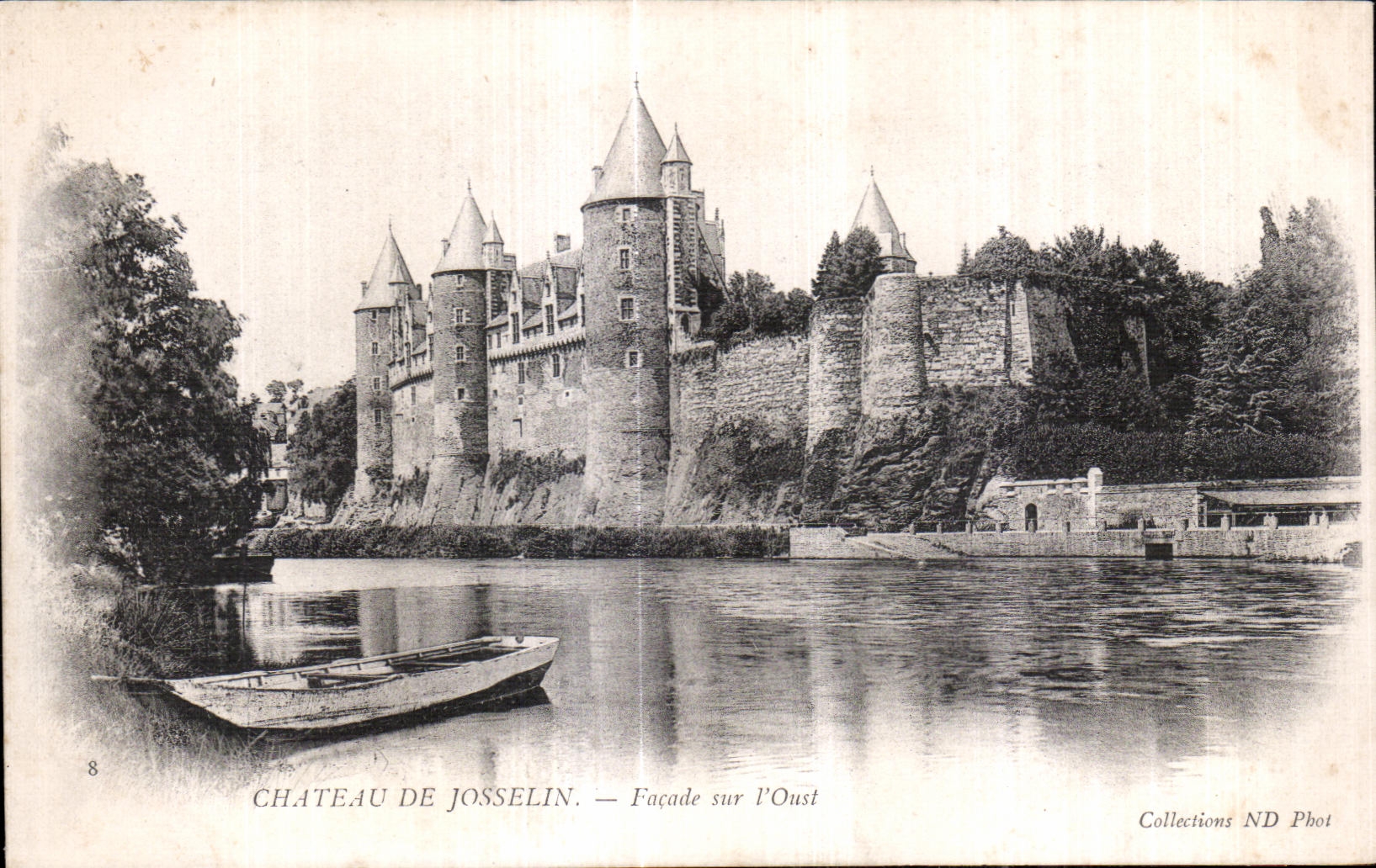 Château de Josselin — Façade sur l'Oust — Collections ND Phot