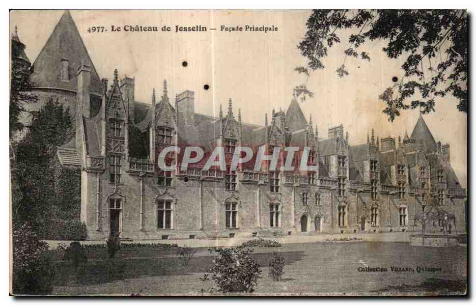CPA Le Chateau de Josselin Facade Principale