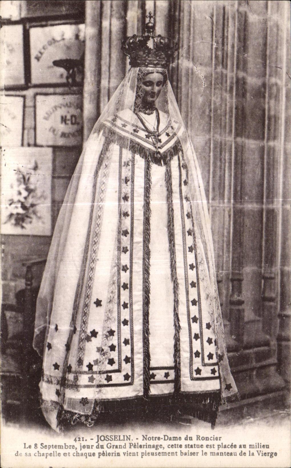 Notre-Dame du Roncier à Josselin — Grand Pèlerinage le 8 Septembre — éditeur Laurent-Nel, Rennes