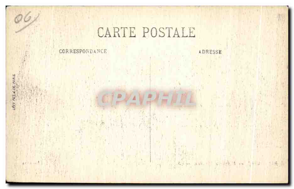 CPA Nice L Avenue Massena — Rückseite