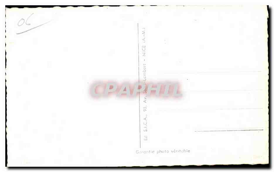 CPA Cote d Azur Nicoises sur le Promenade Folklore Costume — Verso