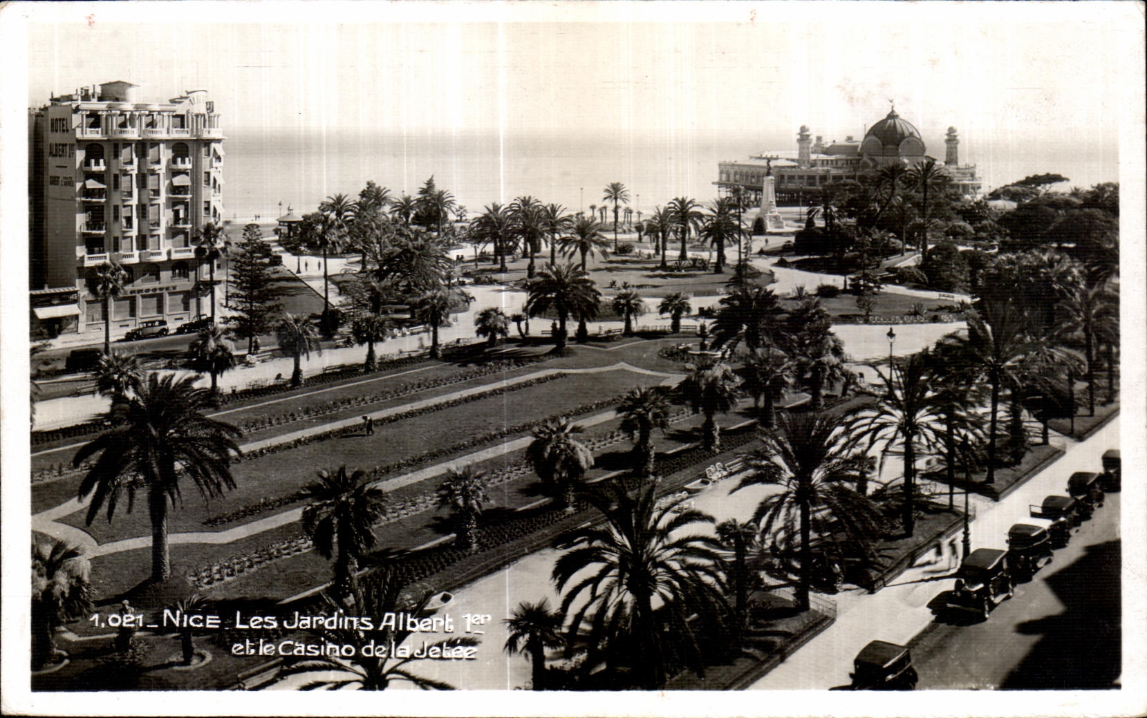 CPA Nice Les Jardins Albert et le Casino dela Jetee