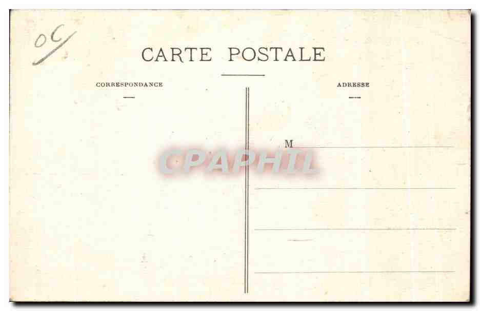 CPA Terminus Hotel en face de la Gare Nice — Rückseite