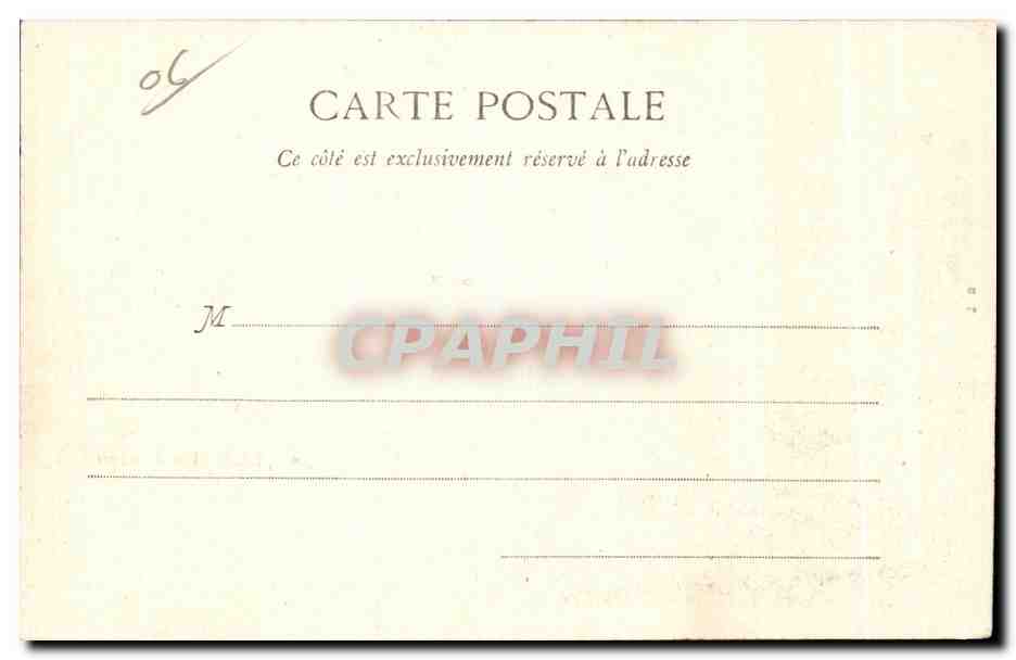 CPA Nice Entree du Port Bateaux — Rückseite