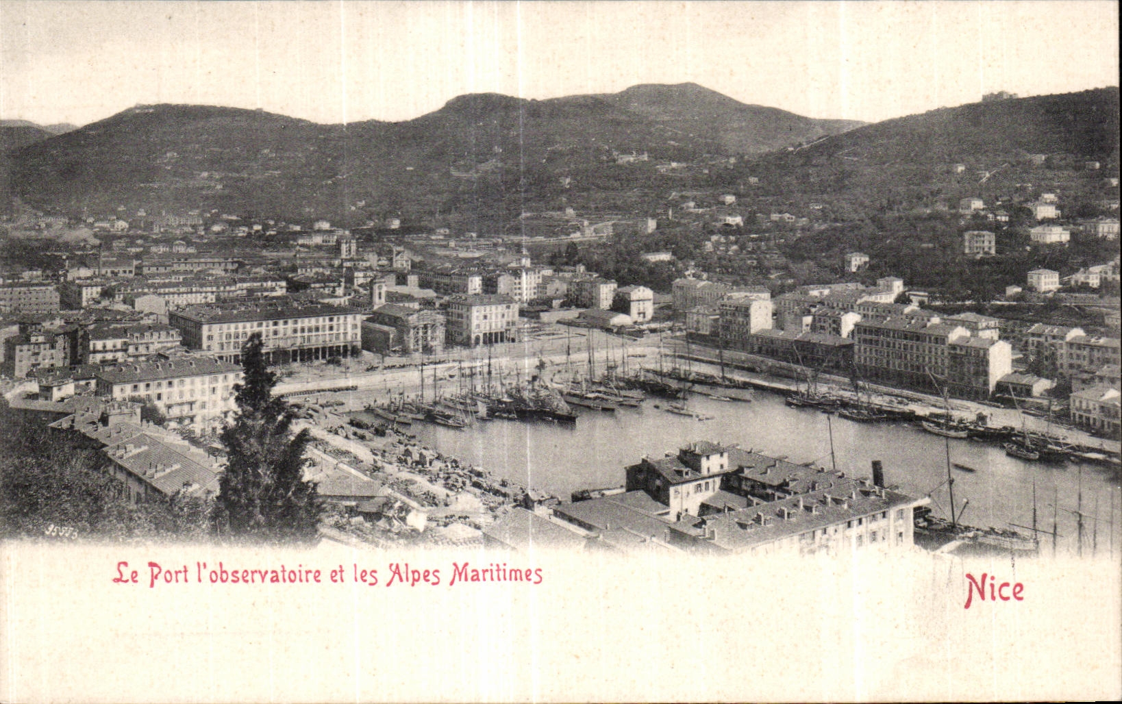 CPA Le Port I Observatoire et les Alpes Maritimes Nice Bateaux