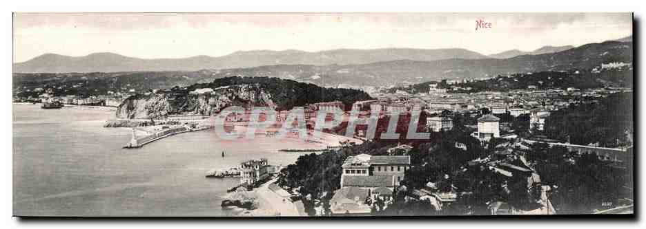 Vue panoramique de Nice — éditeur inconnu, n° de série 8107