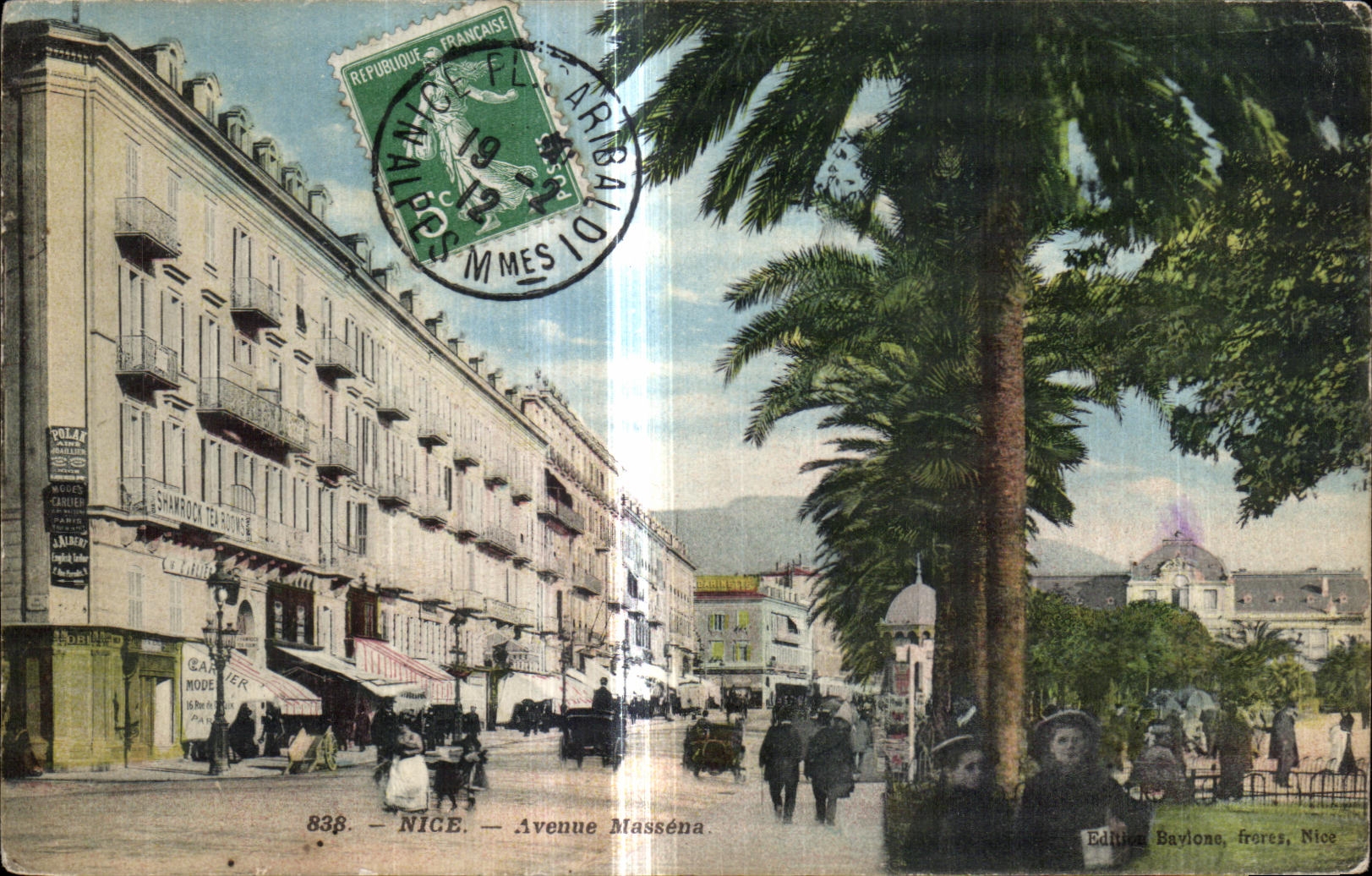 CPA Nice Avenne Massena Enfants
