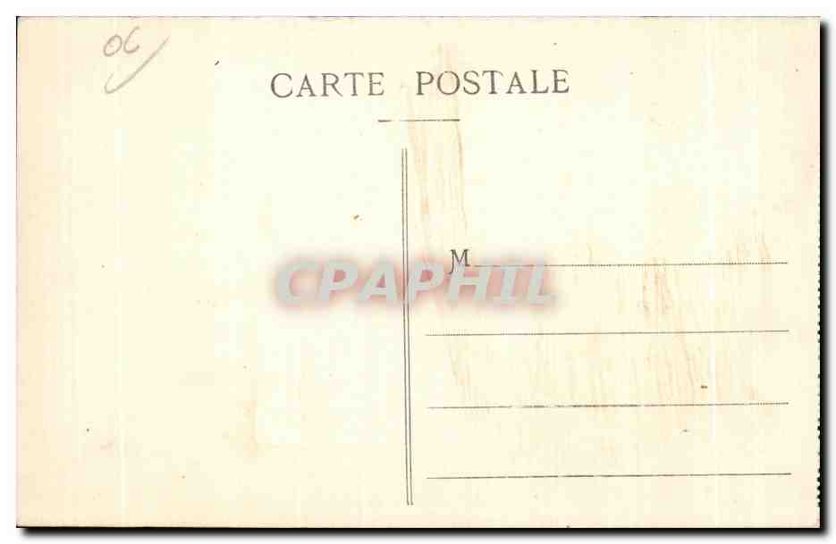 CPA Nice Entree Interieur du Port Bateau — Rückseite