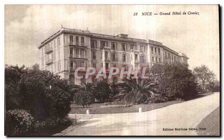CPA Nice Grand Hotel de Cimiez