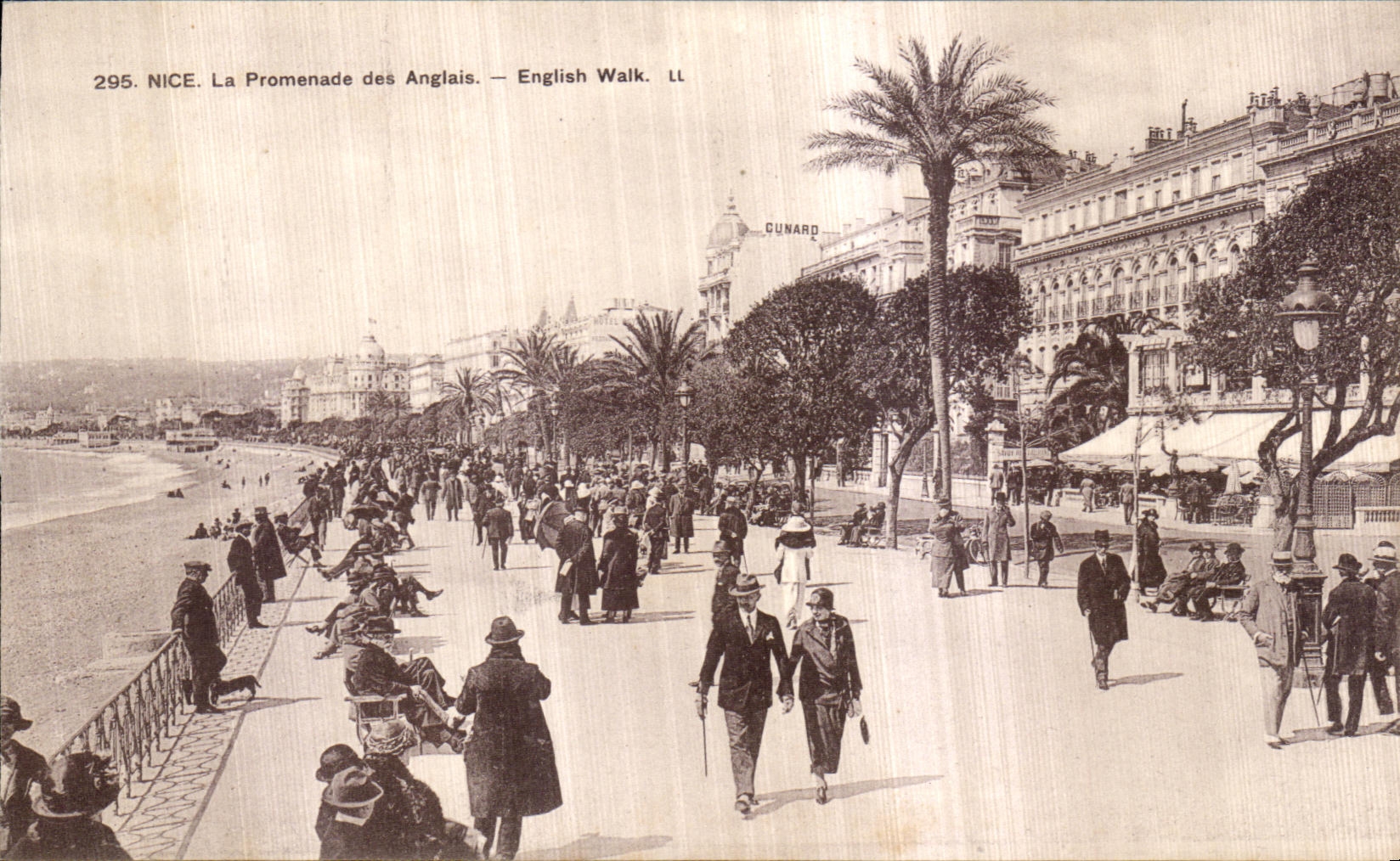 CPA Nice La Promenade des Angiais English Walk