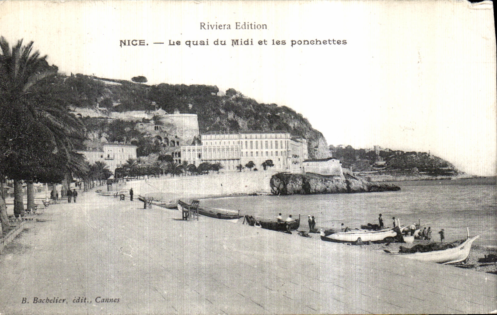 CPA Nice Le quai du Midi et les Ponchettes