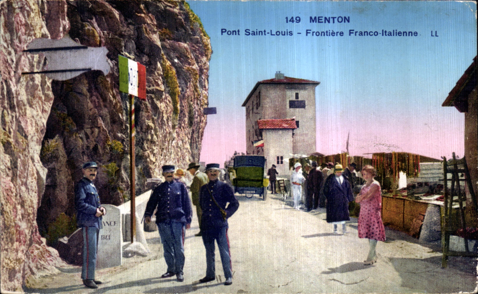 Pont Saint-Louis — Frontière Franco-Italienne — Menton, LL