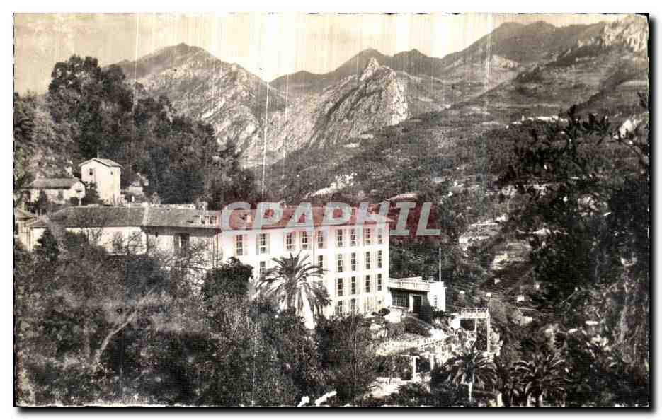 CPA Menton L Annonciata Maison de repos des oeuvres sociales de l electricite de France et du Gaz de France EDF GDF