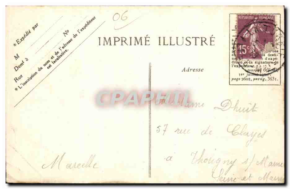 CPA Cote D Azur La Turbie Vue generale  — Rückseite