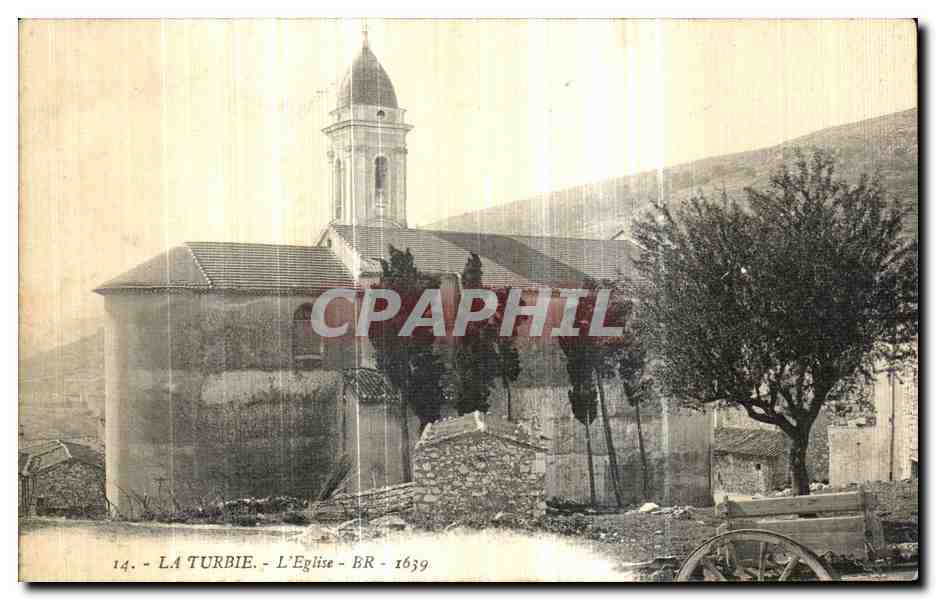 CPA La Turbie L Eglise 