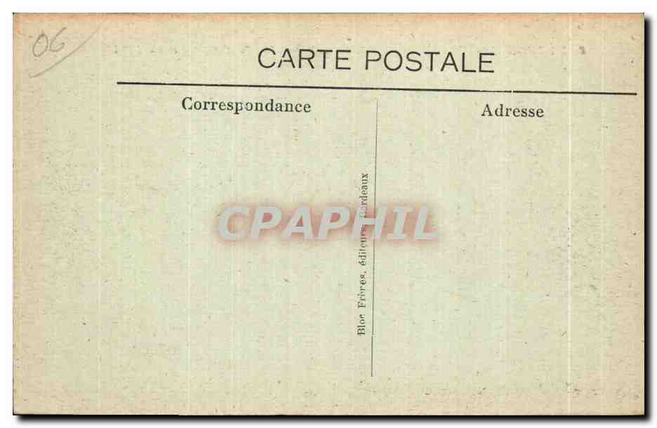 CPA La Turbie Vue generale prise de la Route du Mont Agel  — Rückseite