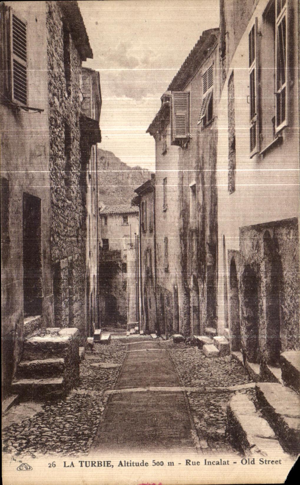 La Turbie, Höhe 500 m - Rue Incalat - Old Street — Edition G. Leclerc