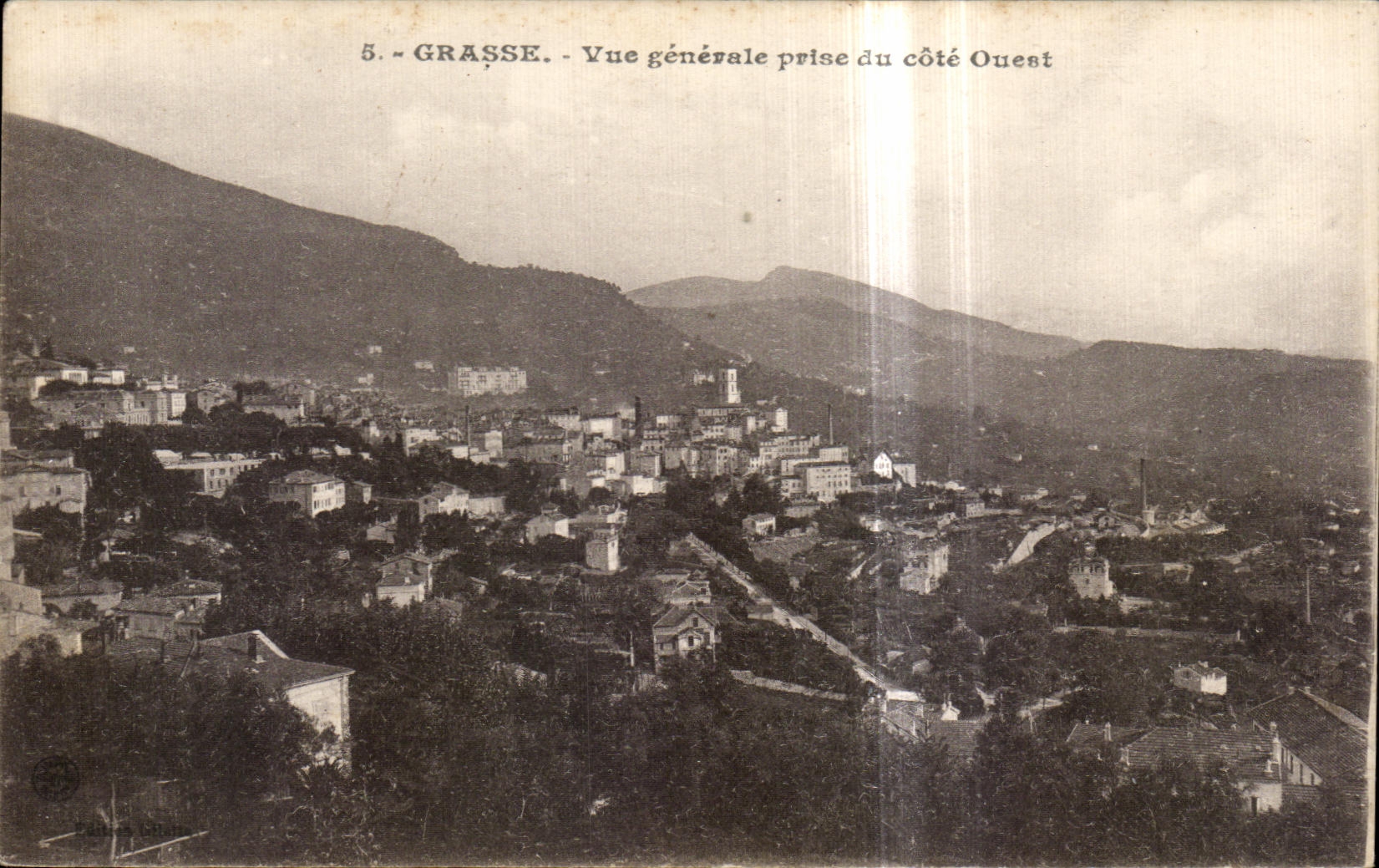 CPA Grasse Vue generale prise du cote Ouest