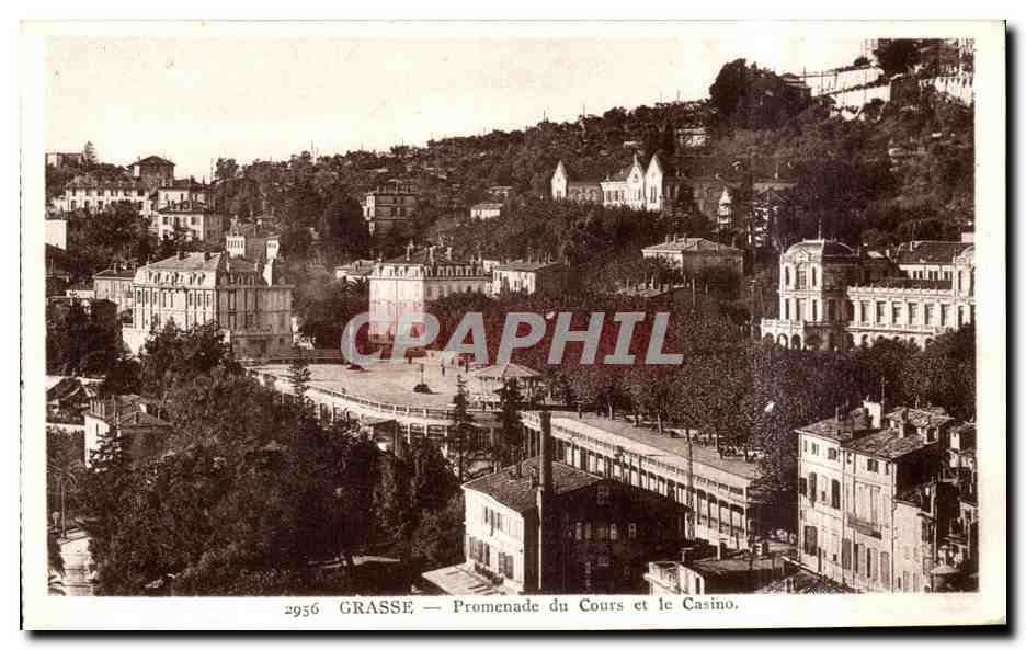 CPA Grasse Promenade du Cours et le Casino