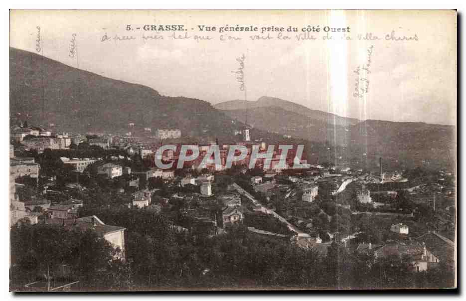 CPA Grasse Vue generale prise du cote Ouest
