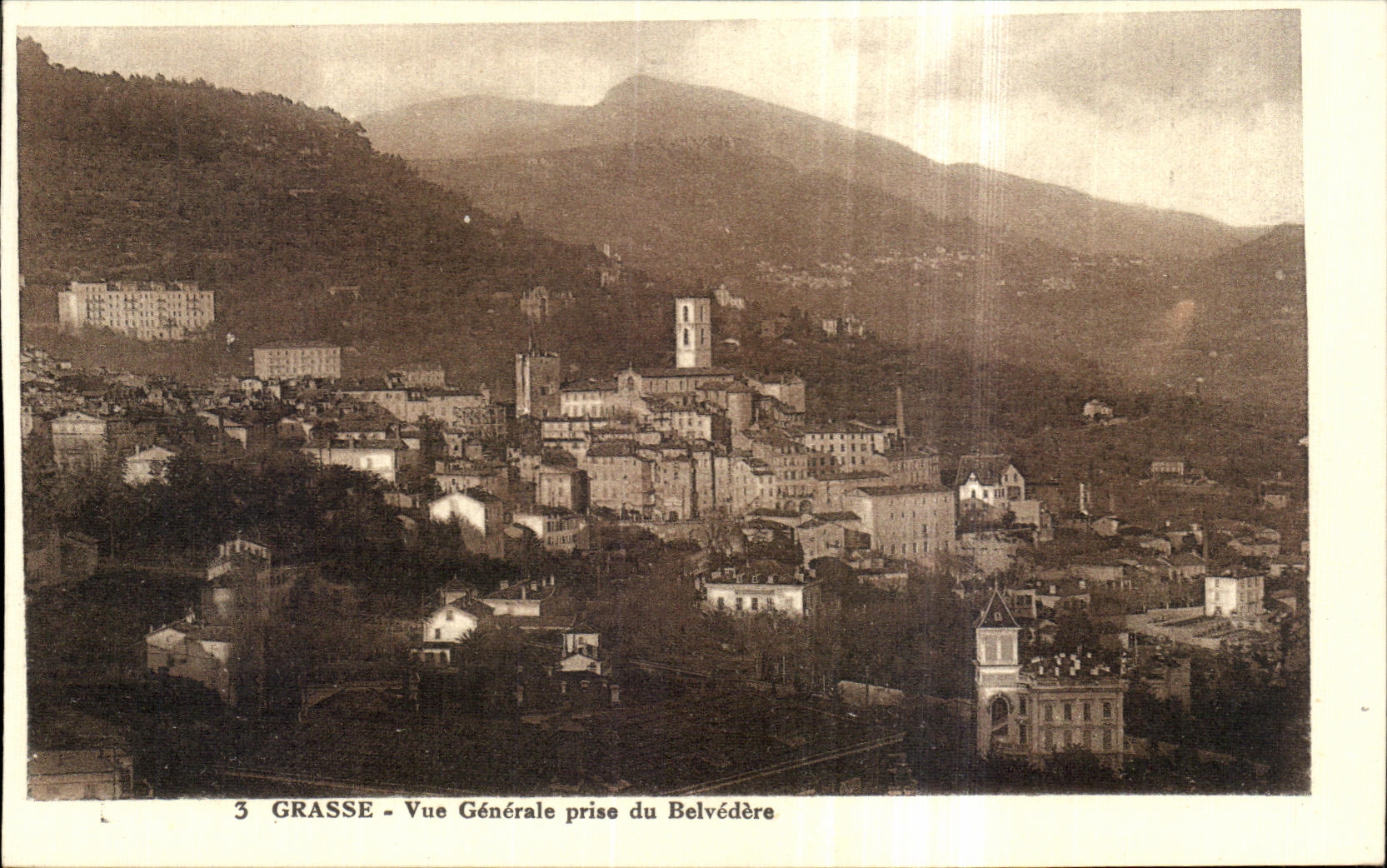 CPA Grasse Vue Generale prise du Belvedere