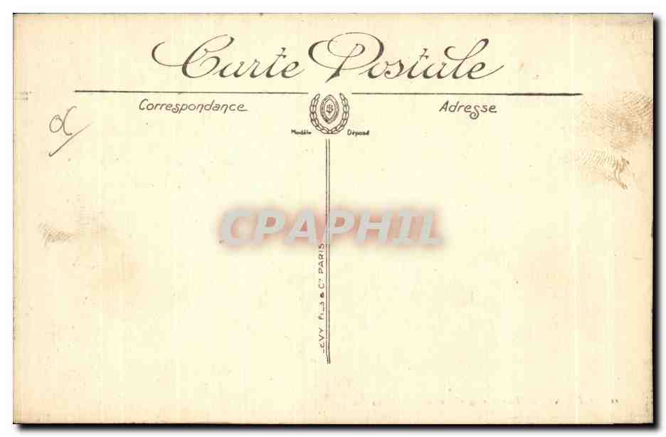 CPA Grasse Vue sur le Cours et le Casino — Rückseite
