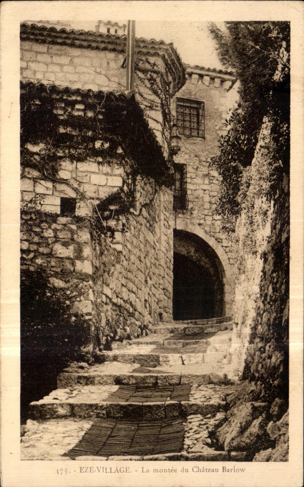 CPA Eze Village La Montee du Chateau Barlow