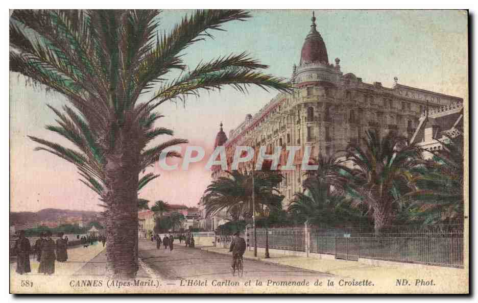 CPA Cannes L Hotel et la Promenade de la Croisette