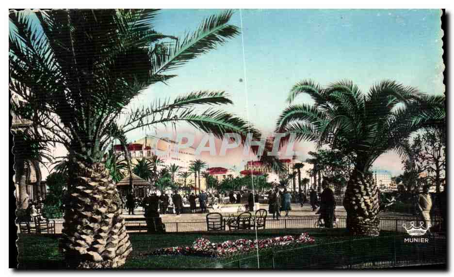 CPA Cannes Les Jardins du Casino
