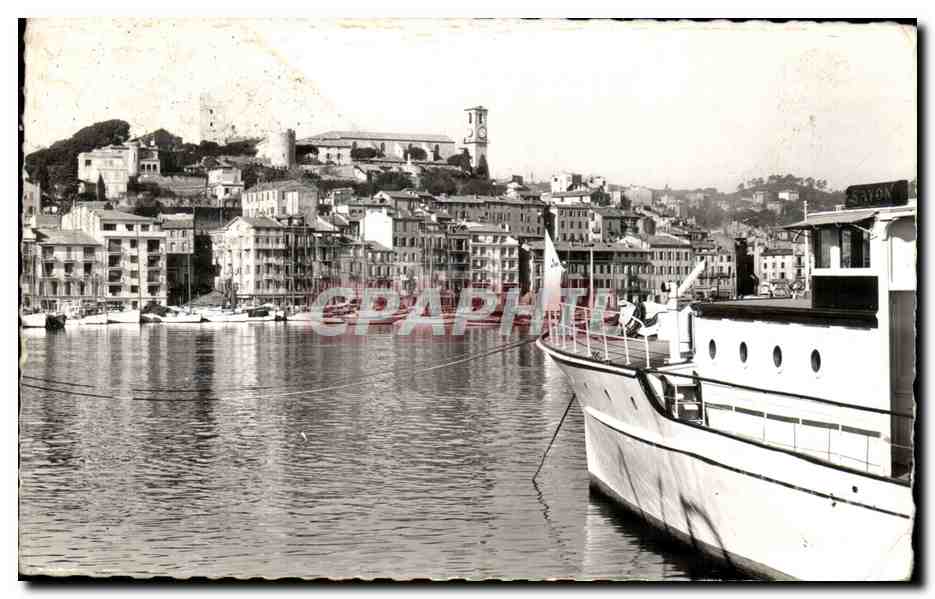 CPA A Cannes Le port et le Suquet