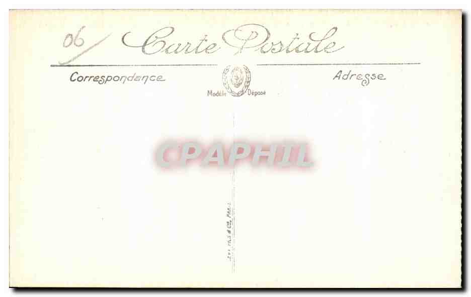 CPA CAnnes Le Monument d Edouard VII — Verso