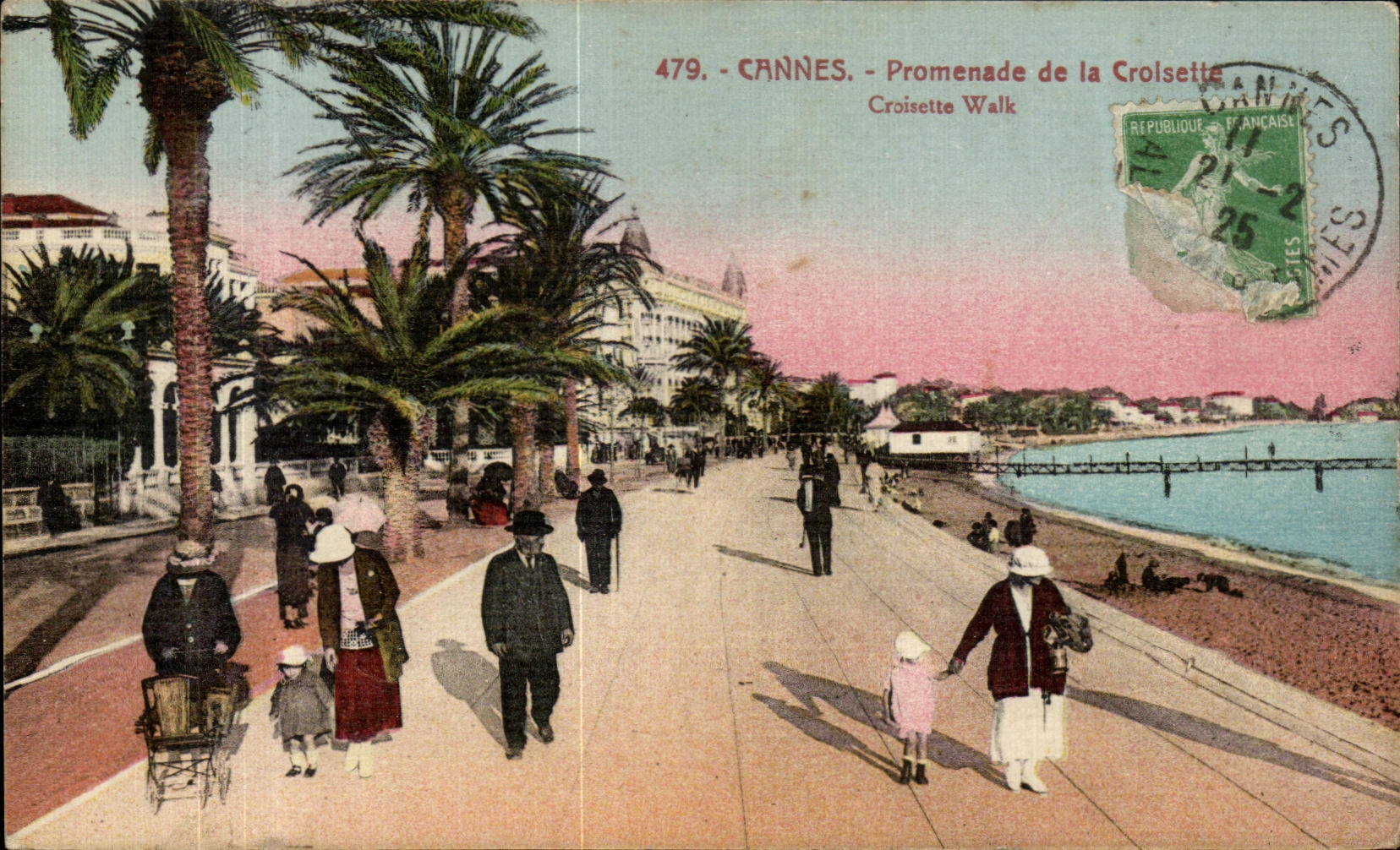 CPA Cannes Promenade de la Croisette Walk
