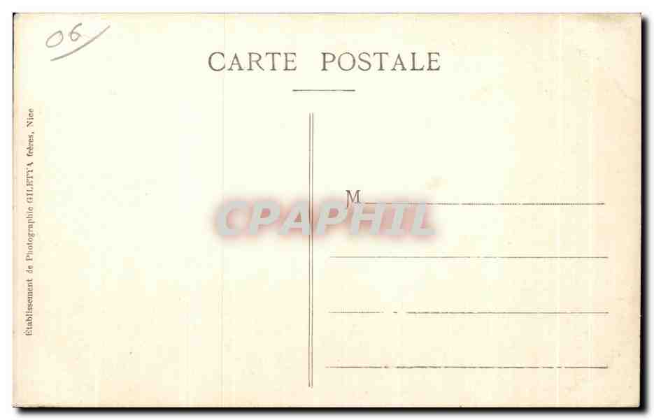 CPA Cannes Vue Prise en Pleine Mer — Rückseite
