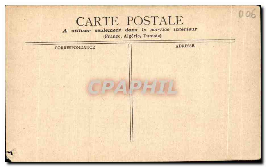 CPA Cote d Azur Cannes Bateaux — Rückseite