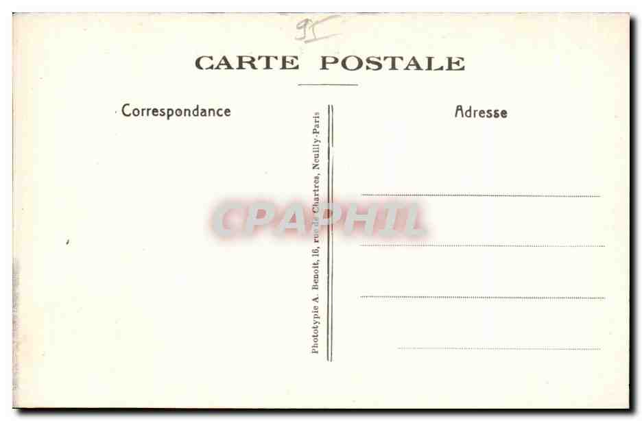 CPA Eglise Notre Dame De Pontoise Exterieur — Rückseite