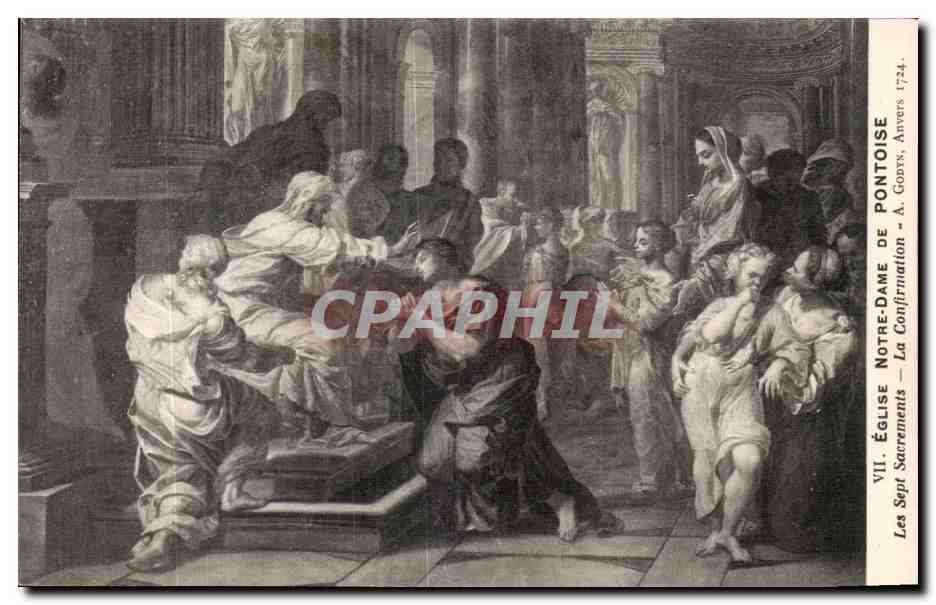 Église Notre-Dame de Pontoise — La Confirmation — A. Gobyn, Anvers 1774