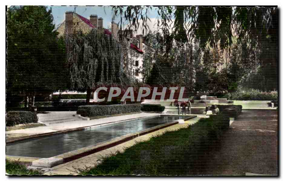 CPA Enghien les Bains Le Square Jean Mermoz