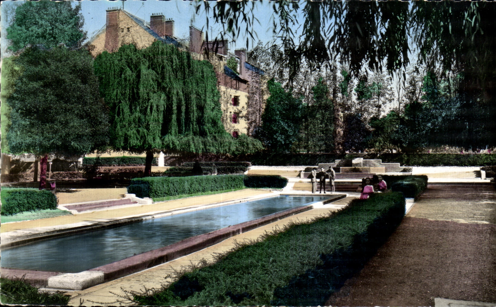 Le Square Jean Mermoz — Enghien-les-Bains — éditeur CPAPHIL, n° 4128