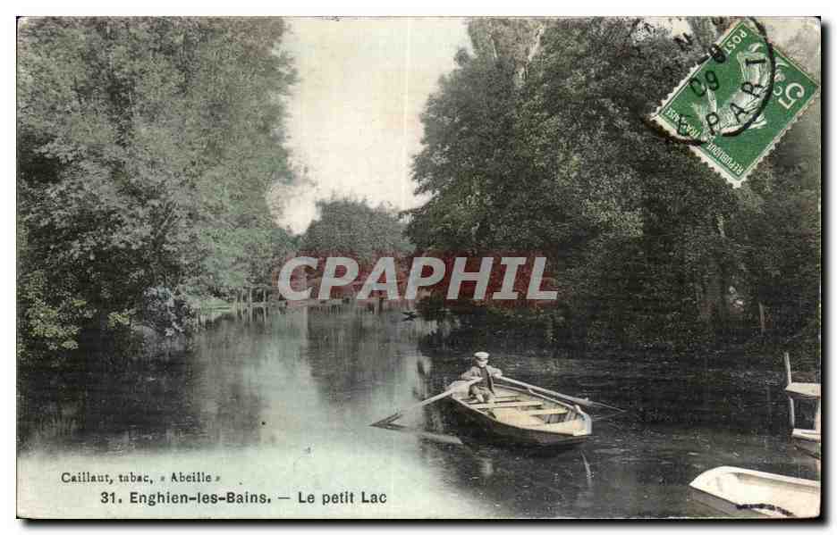 Enghien-les-Bains — Le petit Lac — Caillaut, tabac, Abeille