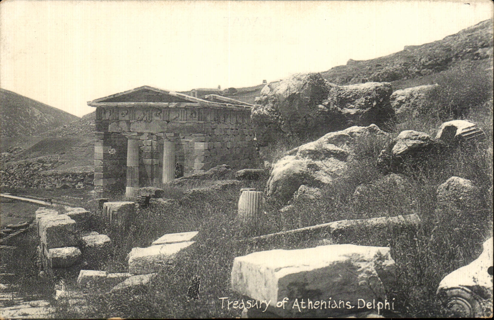 CPA Tresury of Athenians Delphi Grece Greece