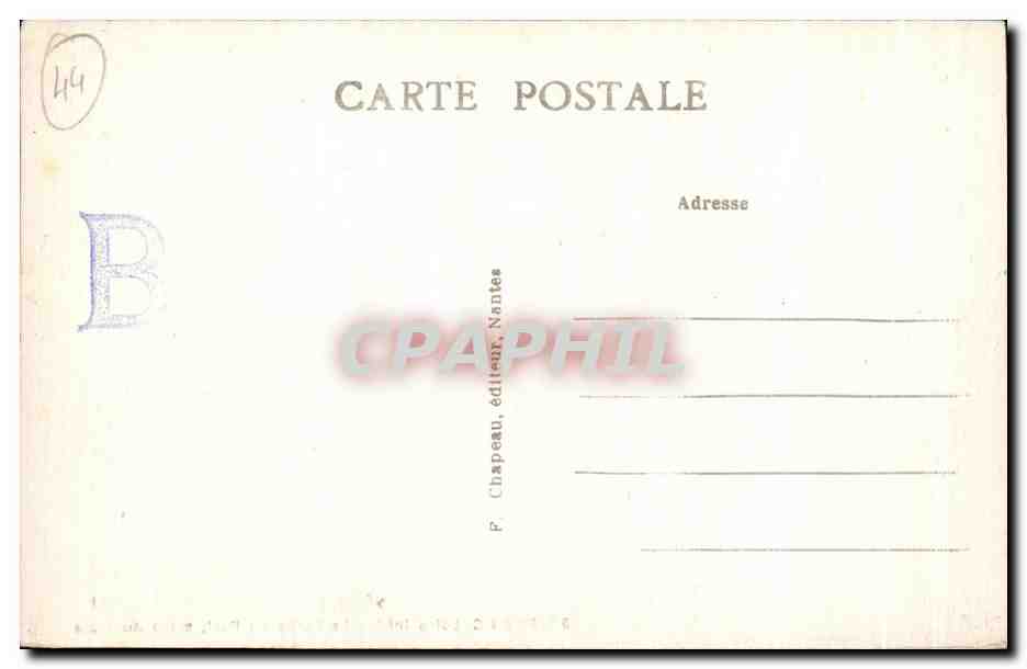CPA Pornic La Sarthe du Port prise du Mole — Rückseite