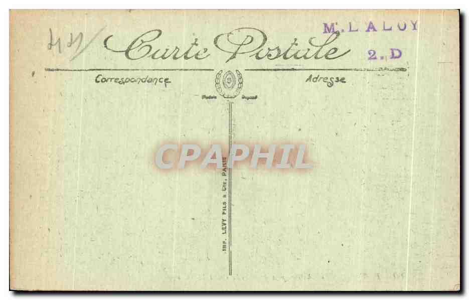 CPA Pornic le Chateau pris de la Villa Del Monte — Rückseite