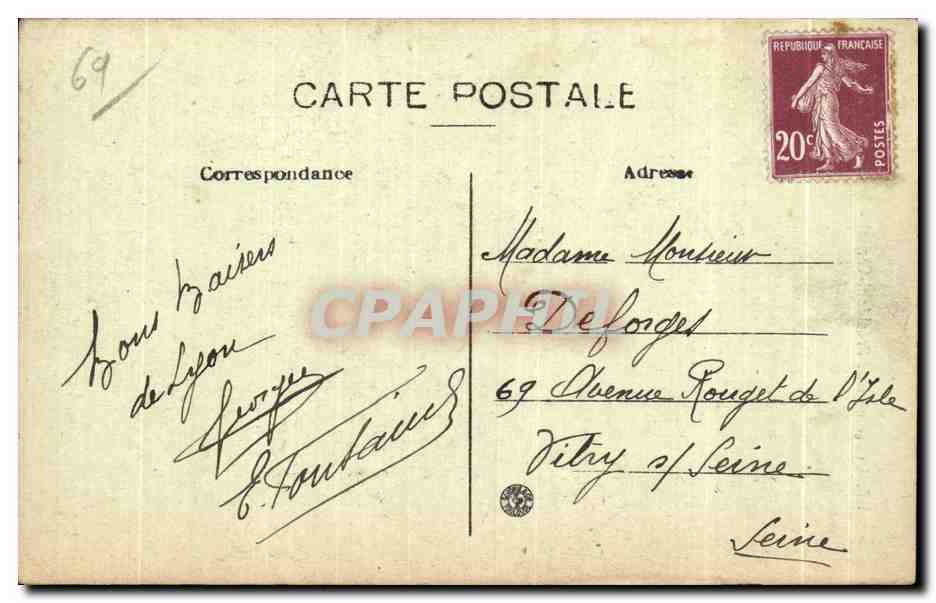 CPA Lyon Rue President Carnot — Reverso