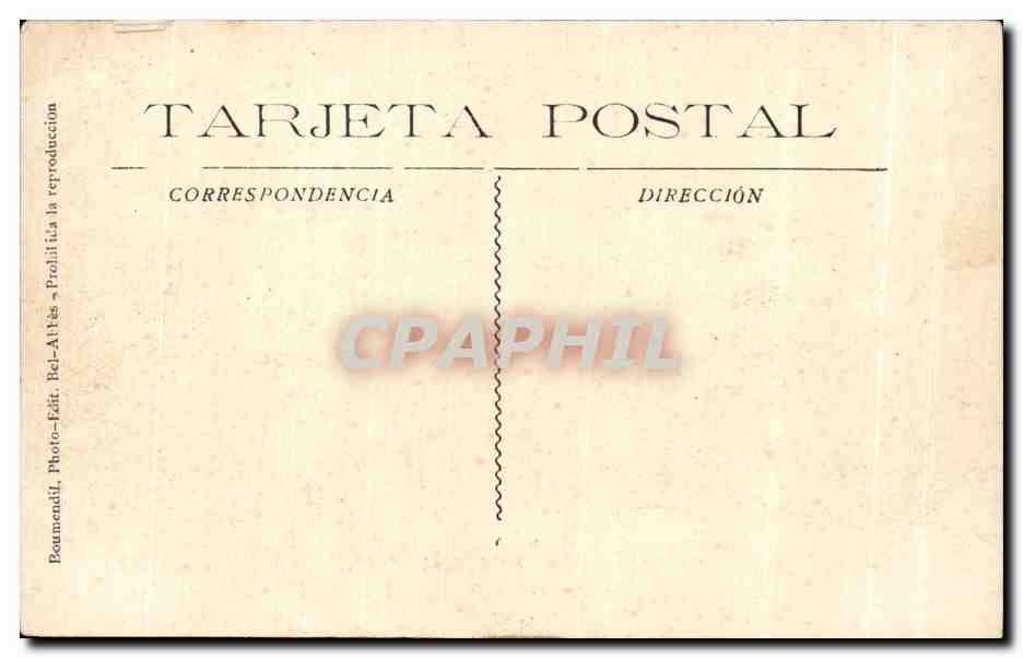 CPA maroc Campana De Melilla Retonda a I Interieur del Parque Hernander  — Rückseite