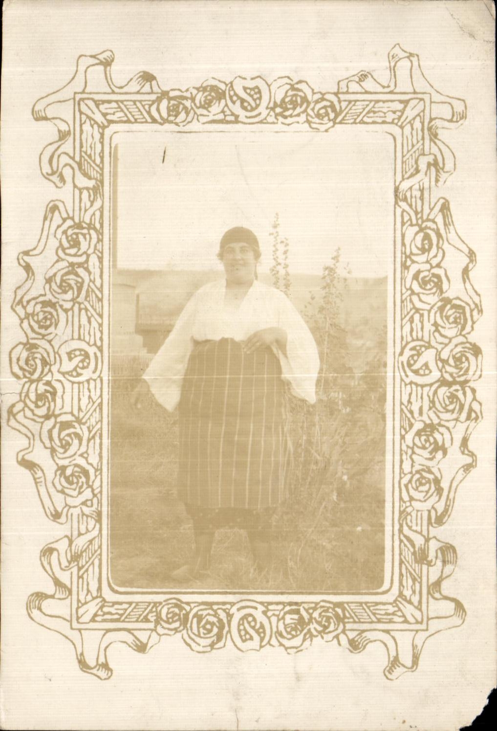 Photo Serbie 1922 FEmme Folklore