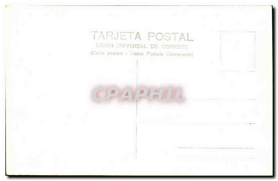 CPA Maroc Tenerife Lcod Et Orago y El Teide — Rückseite