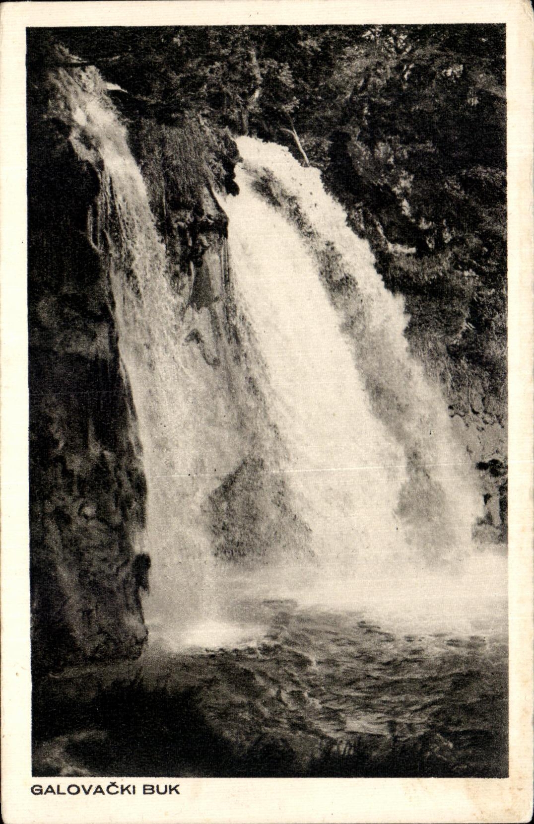 Galovački Buk — cascade — Photo J. Kušenić, Br. 31