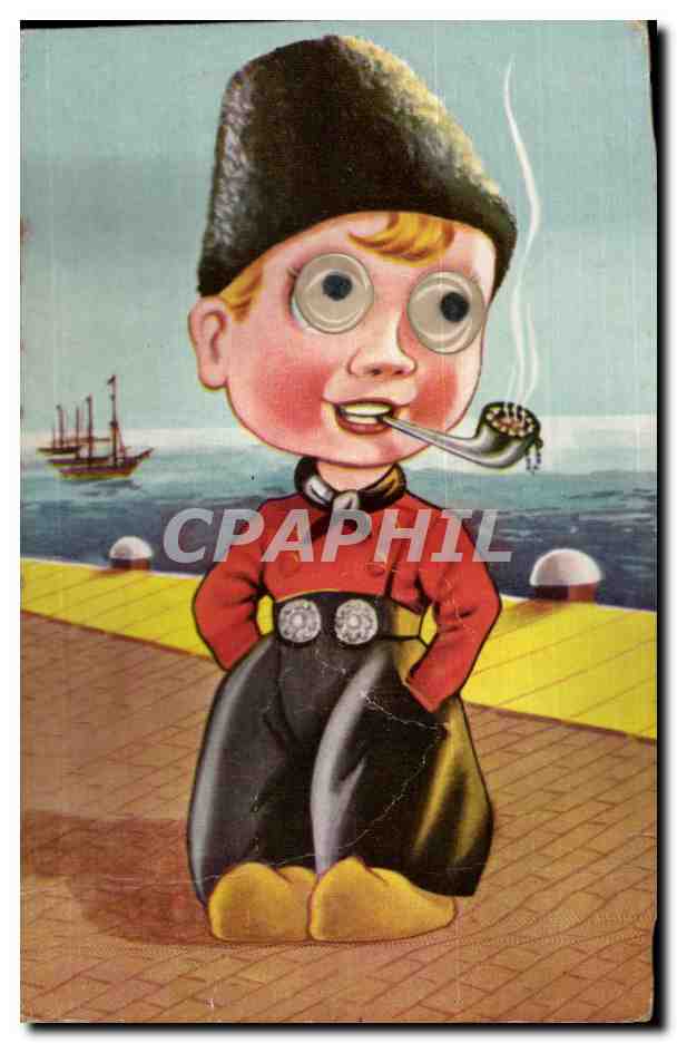 Carte Fantaisie Personnage Marin