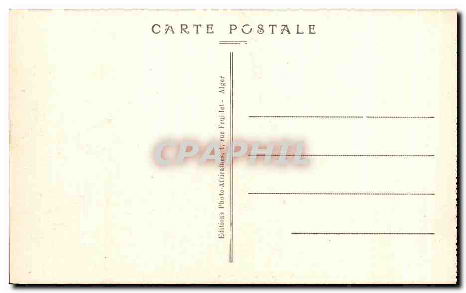 CPA Zarzis Le Marabout — Rückseite