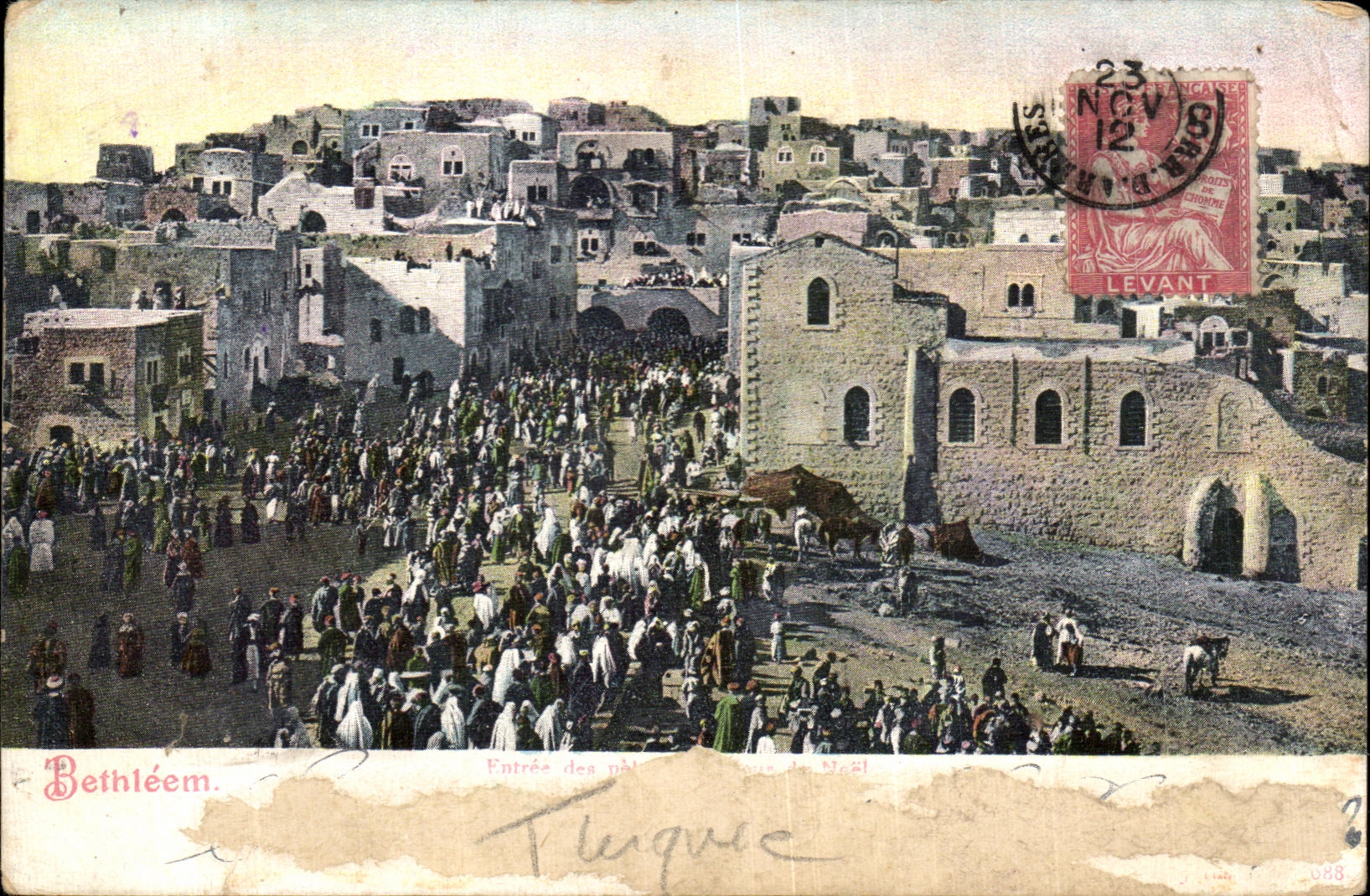 CPA Bethleem Israel Entree des pelerins